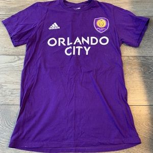 Orlando City MLS Dwyer Adidas TShirt Purple Small